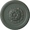 Ekena Millwork Palmetto Ceiling Medallion, Hand-Painted Cloud Burst Crackle, 11 1/2"OD x 1"P CM11PACBC - alternate 1